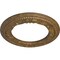 Ekena Millwork Roped Medway Ceiling Medallion (Canopies up to 7 1/2"), 12 1/4"OD x 7 1/2"ID x 7/8"P, Rubbed Bronze CM12MERZS - alternate 2